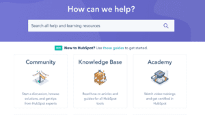 HubSpot Help Center 